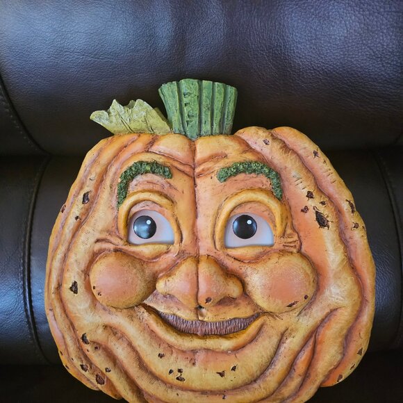 Vintage 2006 Halloween Animated Pumpkin Face Light Up Motion Eyes - Picture 6 of 13